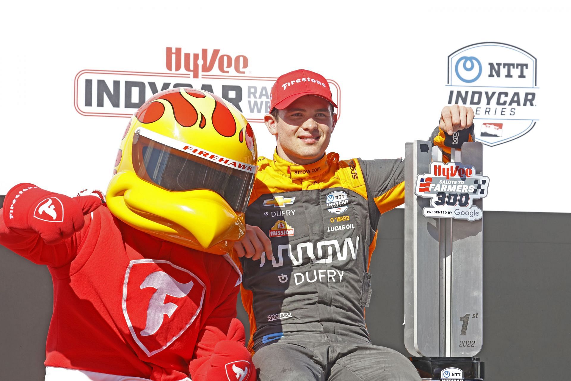 Pato O&#039;Ward at the Hy-Vee Salute To Farmers 300 - Source: Getty