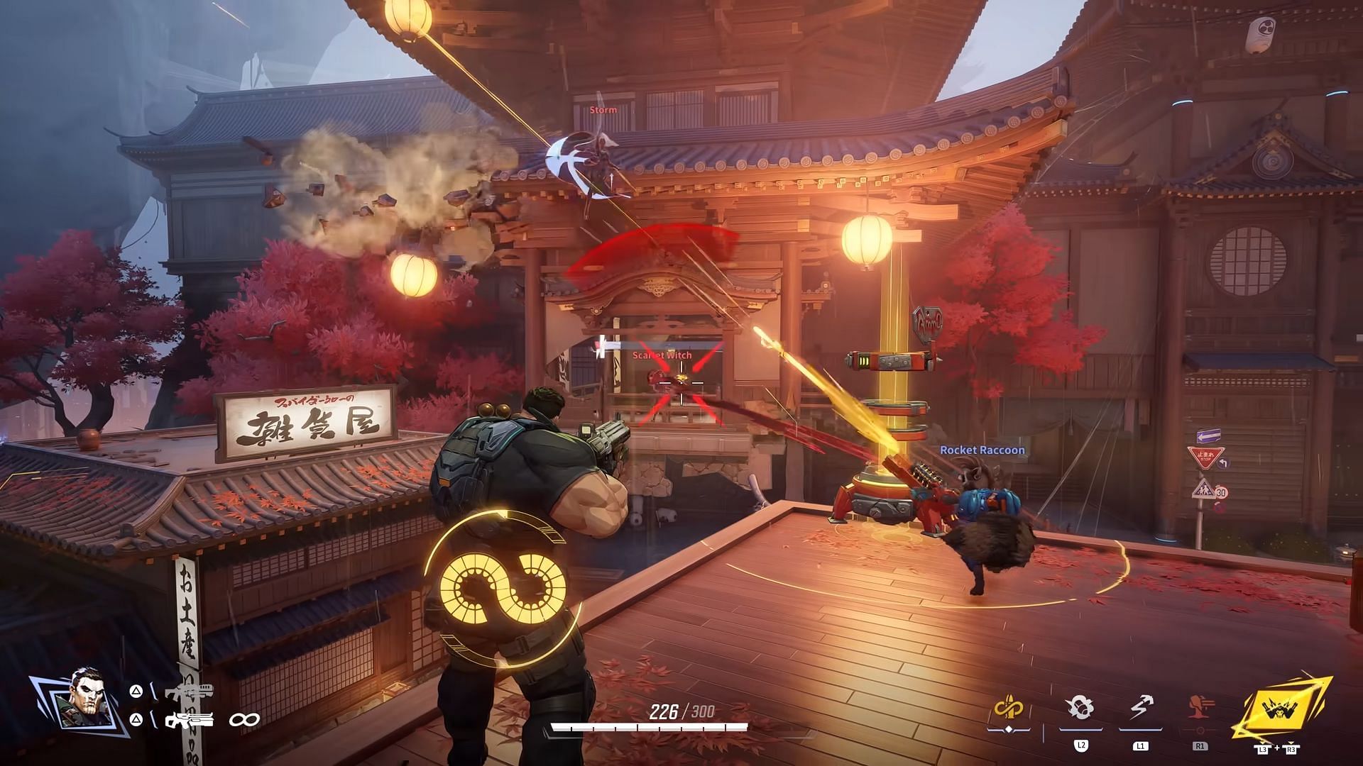 The Punisher can be an extremely effective militaristic hero in the hero shooter (Image via NetEase Games)