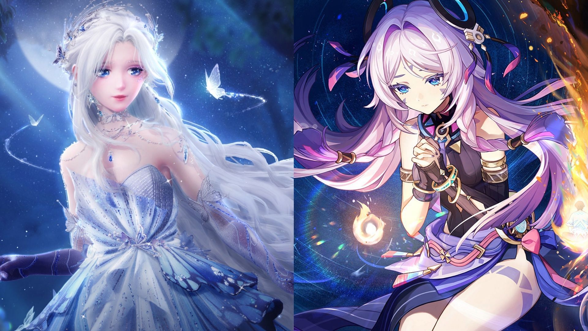 Infinity Nikki is not similar to Genshin Impact (Image via InFold Games and HoYoverse)