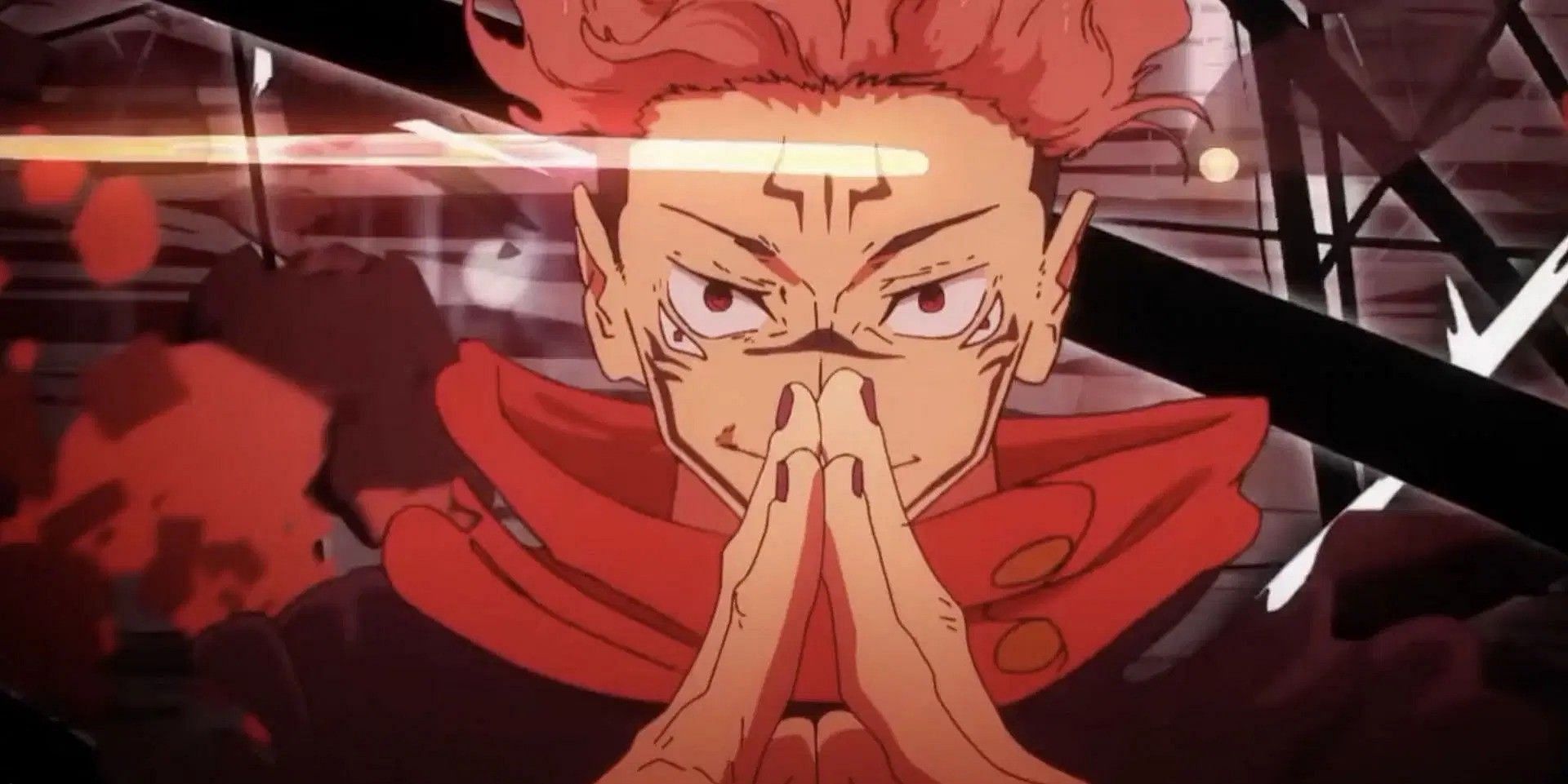 Sukuna using his Domain Expansion in the Jujutsu Kaisen anime (Image via MAPPA).