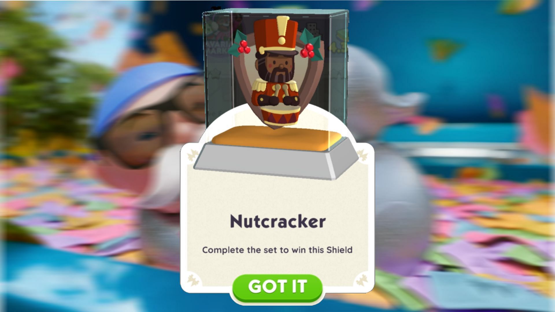 Nutcracker Shield in Monopoly Go (Image via Scopely)