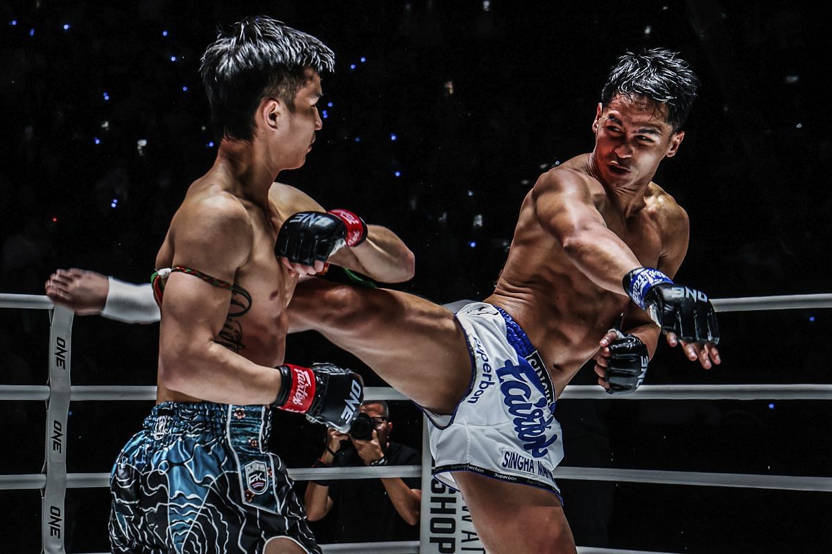 Tawanchai (left) Superbon (right) [Photo via ONE Championship]