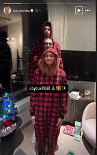 Eve Wembanyma's IG story (Photo credits: Eve's Instagram)