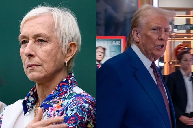 Martina Navratilova reshares post on Donald Trump being called 'Rapist of the Year' in parody of TIME Person of the Year award