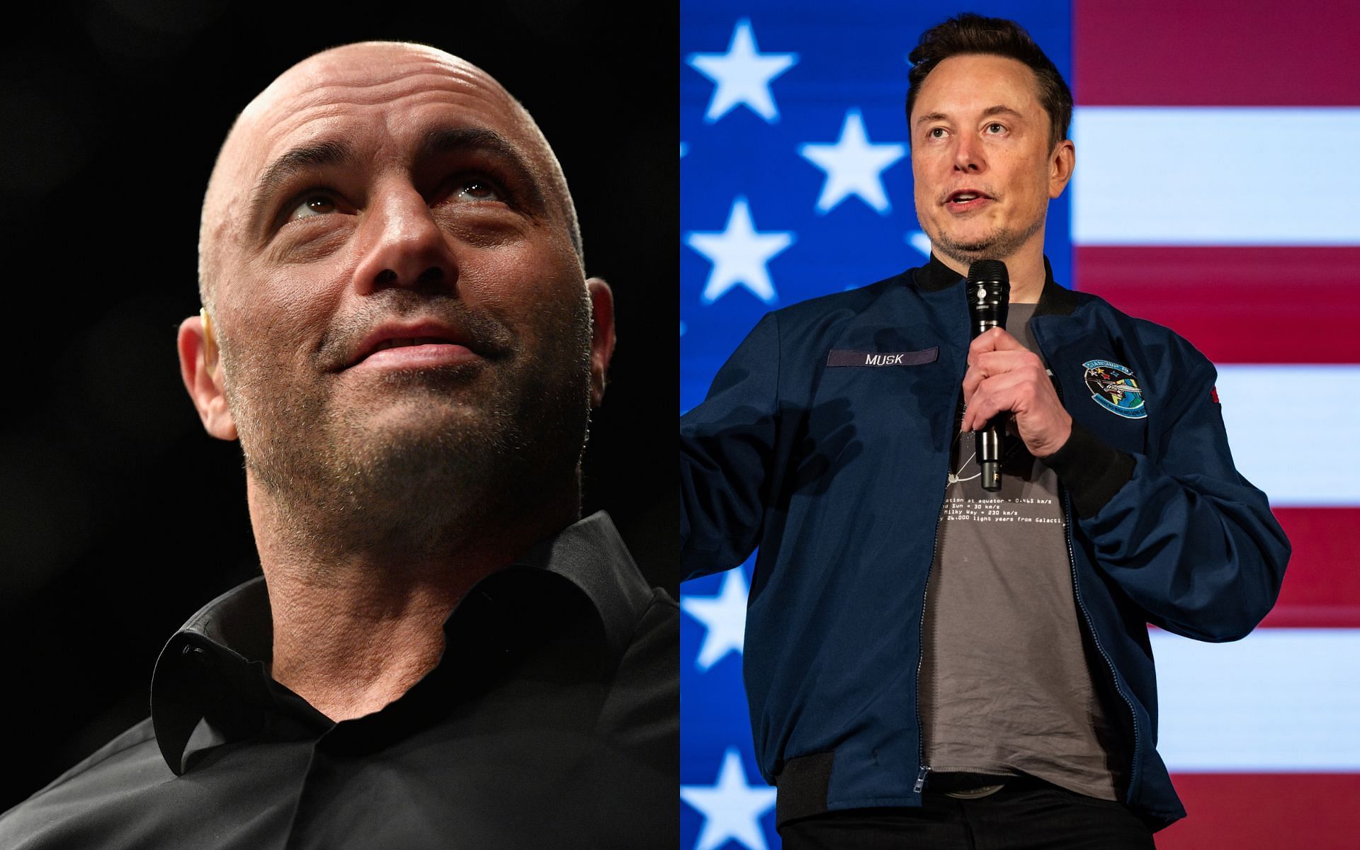 Joe Rogan (left) and Elon Musk (right) are both beheld as prominent public personalities and influencers in American society and politics [Images courtesy: Getty Images]