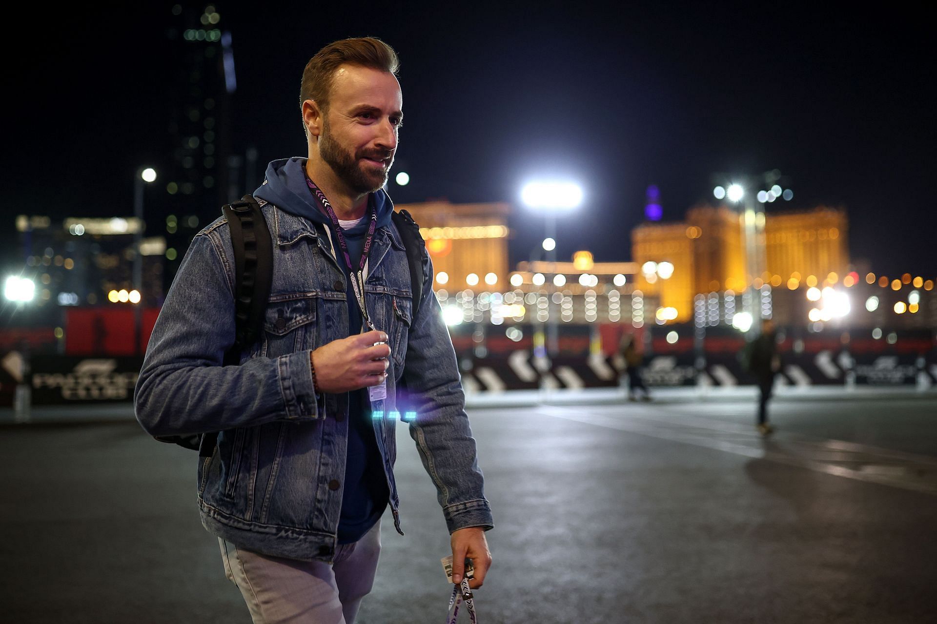 James Hinchcliffe at the Las Vegas Grand Prix - Source: Getty