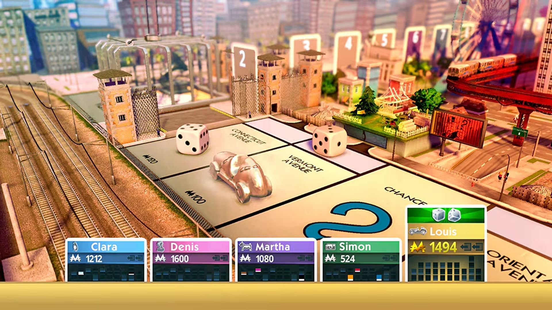 Monopoly in Hasbro Game Night (Image via Ubisoft)