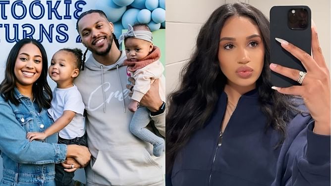 "Damion being your balance" - Mychal Johnson, Nina Westbrook & others react to Steph Curry's sister Sydel Curry Lee's feelings on her 3rd pregnancy