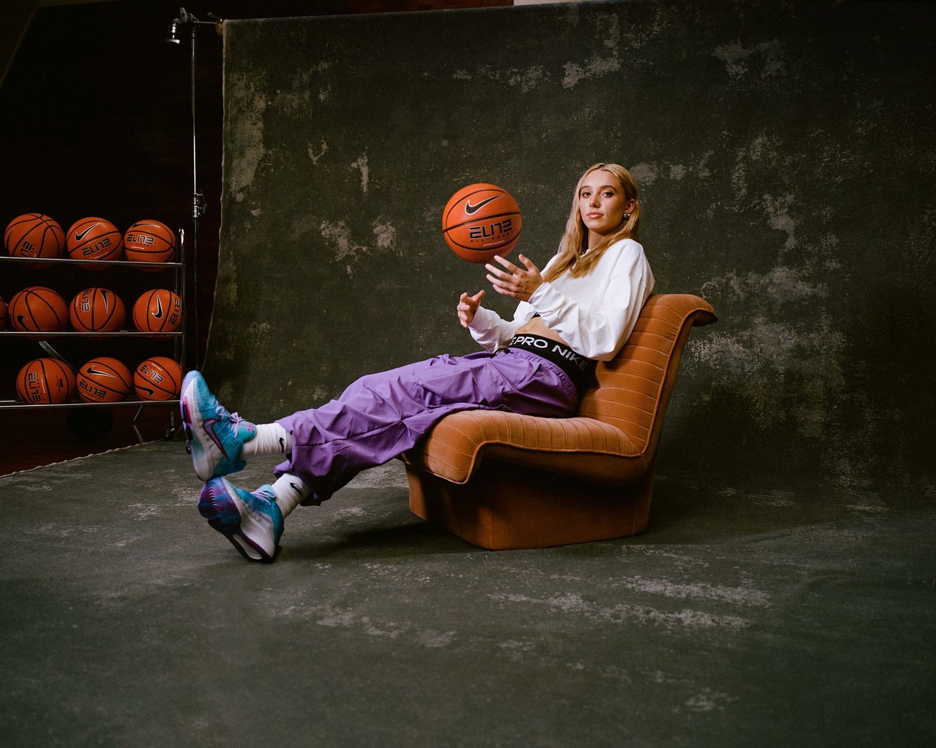 Paige Bueckers launches Nike G.T. Hustle 3 collection. IG image via @paigebueckers