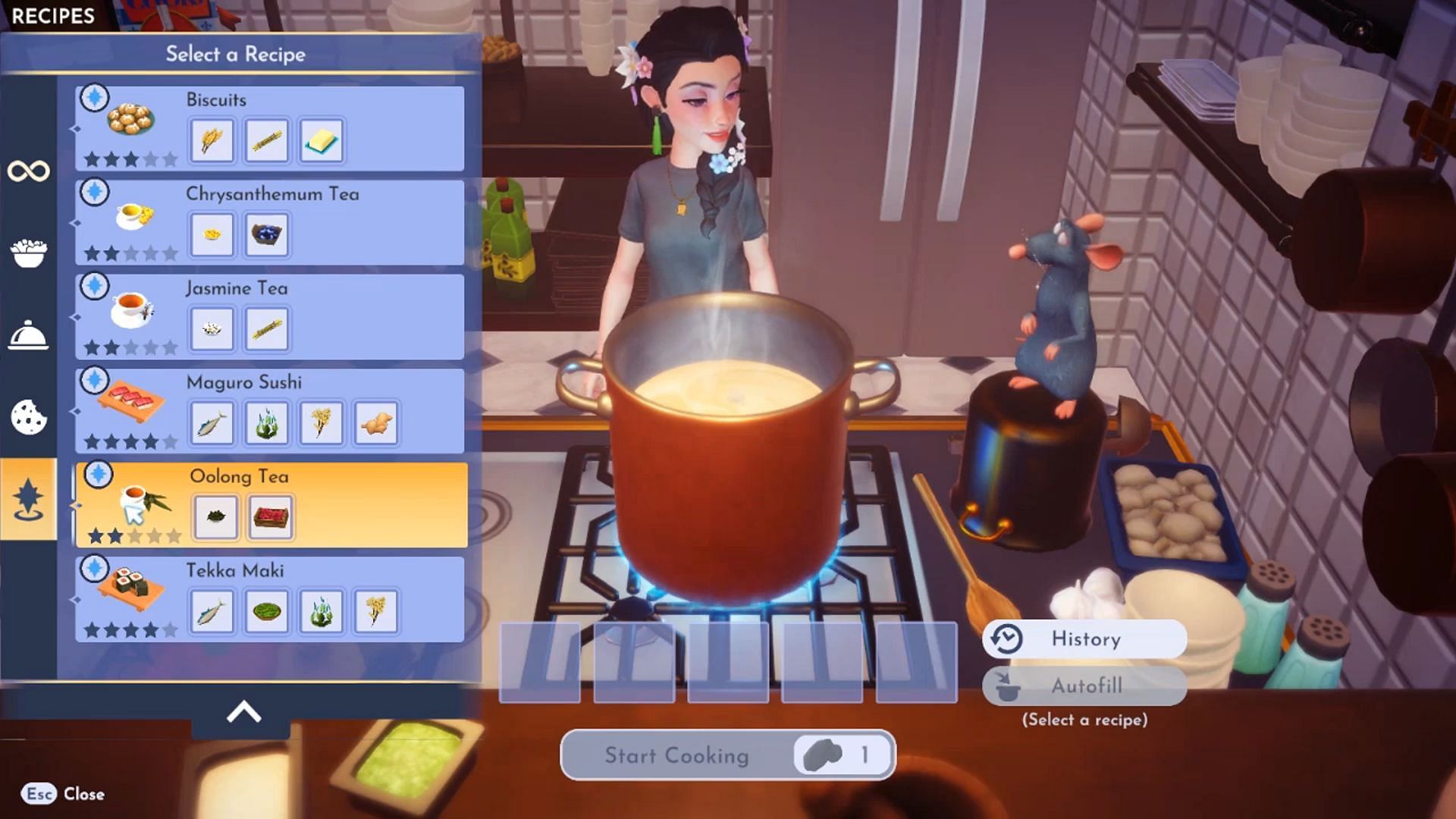 You need two ingredients to prepare the tea (Image via YouTube/@Game Explorer || Gameloft)