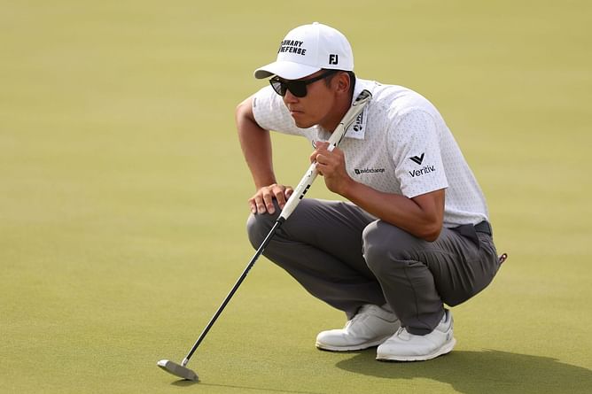 Michael Kim on how Tour pros face high-stress playing situations: "Tough thing to deal with"