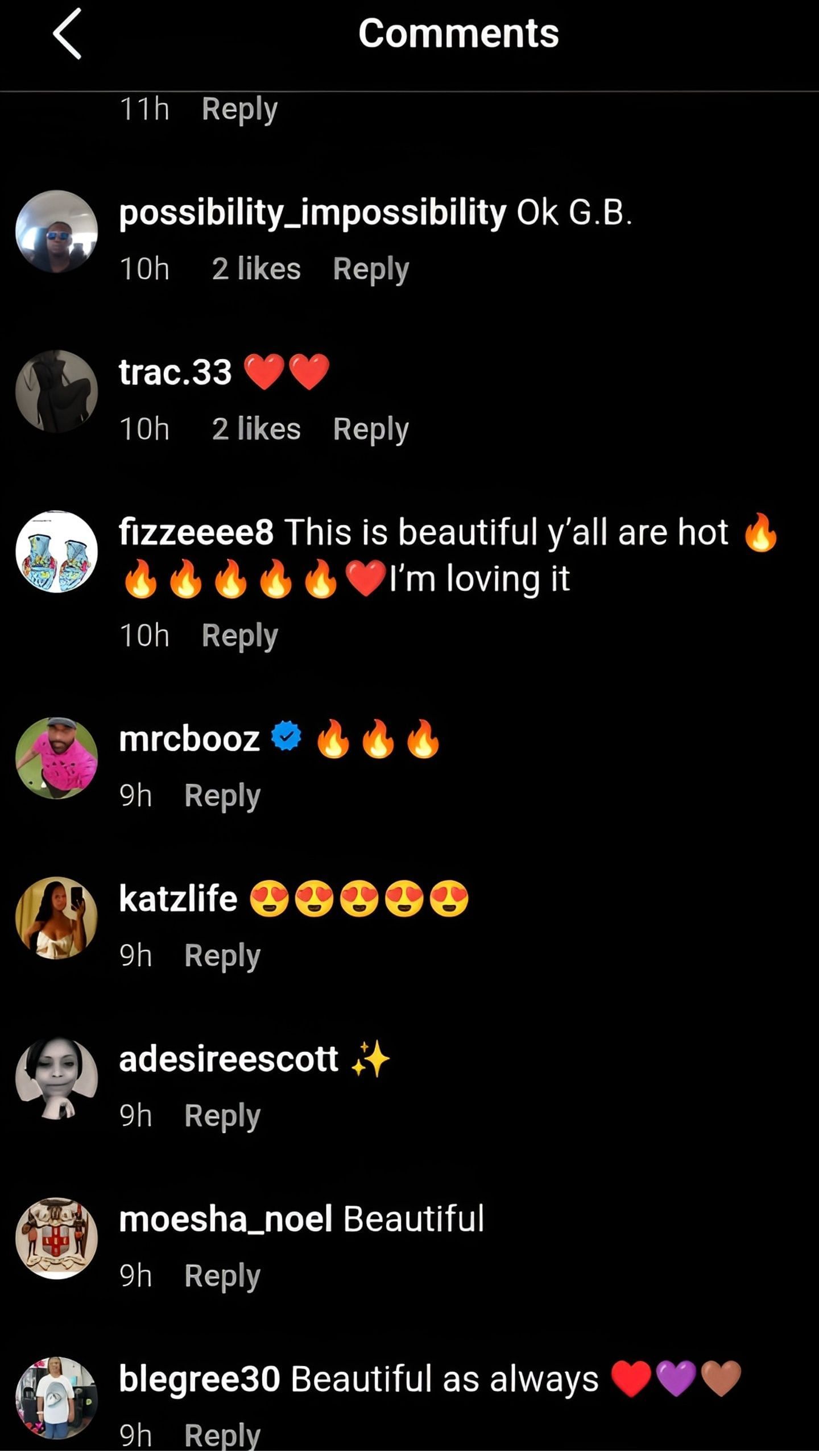 Comments on Gabrielle Union&#039;s post [Credit: IG/@gabunion]