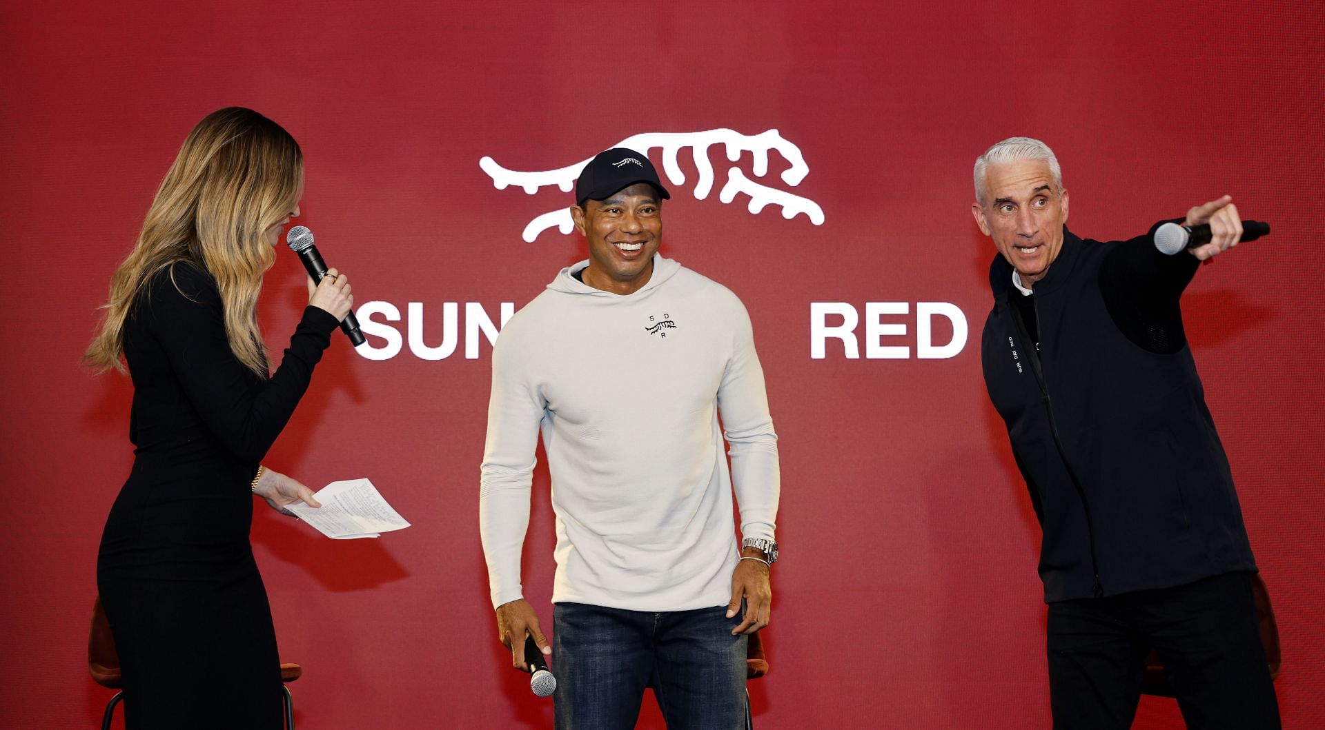 Tiger Woods &amp; TaylorMade Golf Announce New Apparel and Footwear Brand &ldquo;Sun Day Red&rdquo; - Source: Getty