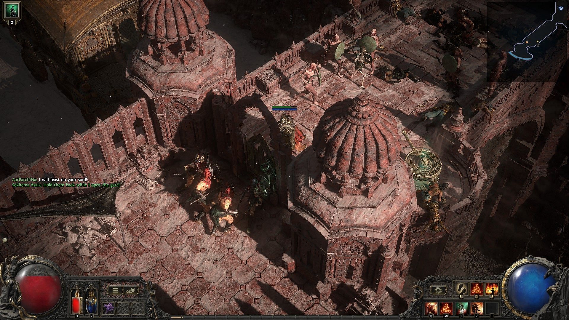 Going through Halani Gates in Path of Exile 2 (Image via GGG)