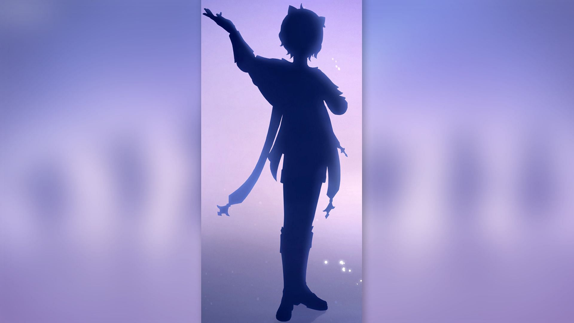 Rumored character Dahlia&#039;s silhouette (Image via HoYoverse)