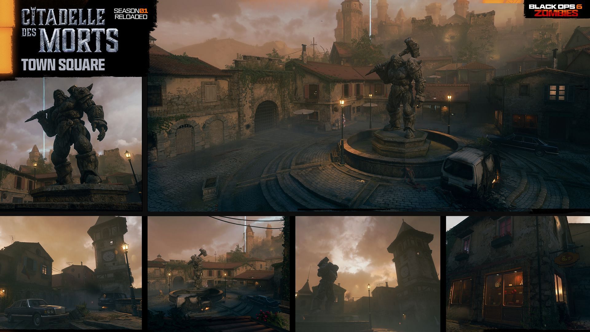 Town Sqaure POI in Citadelle des Morts (Image via Activision)