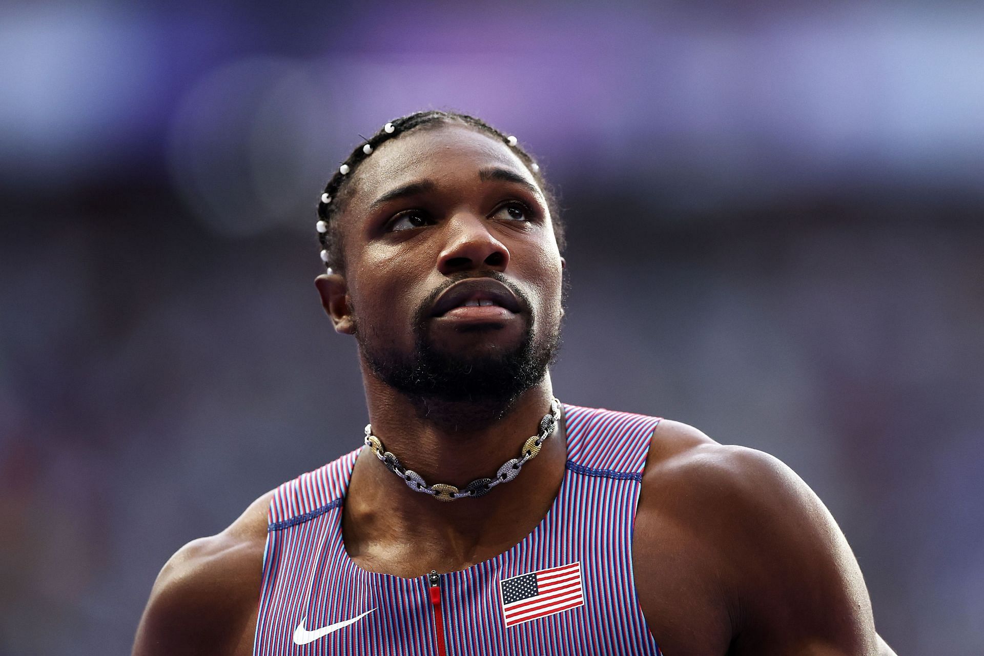 Lyles at the Paris Olympics (Image Source: Getty)