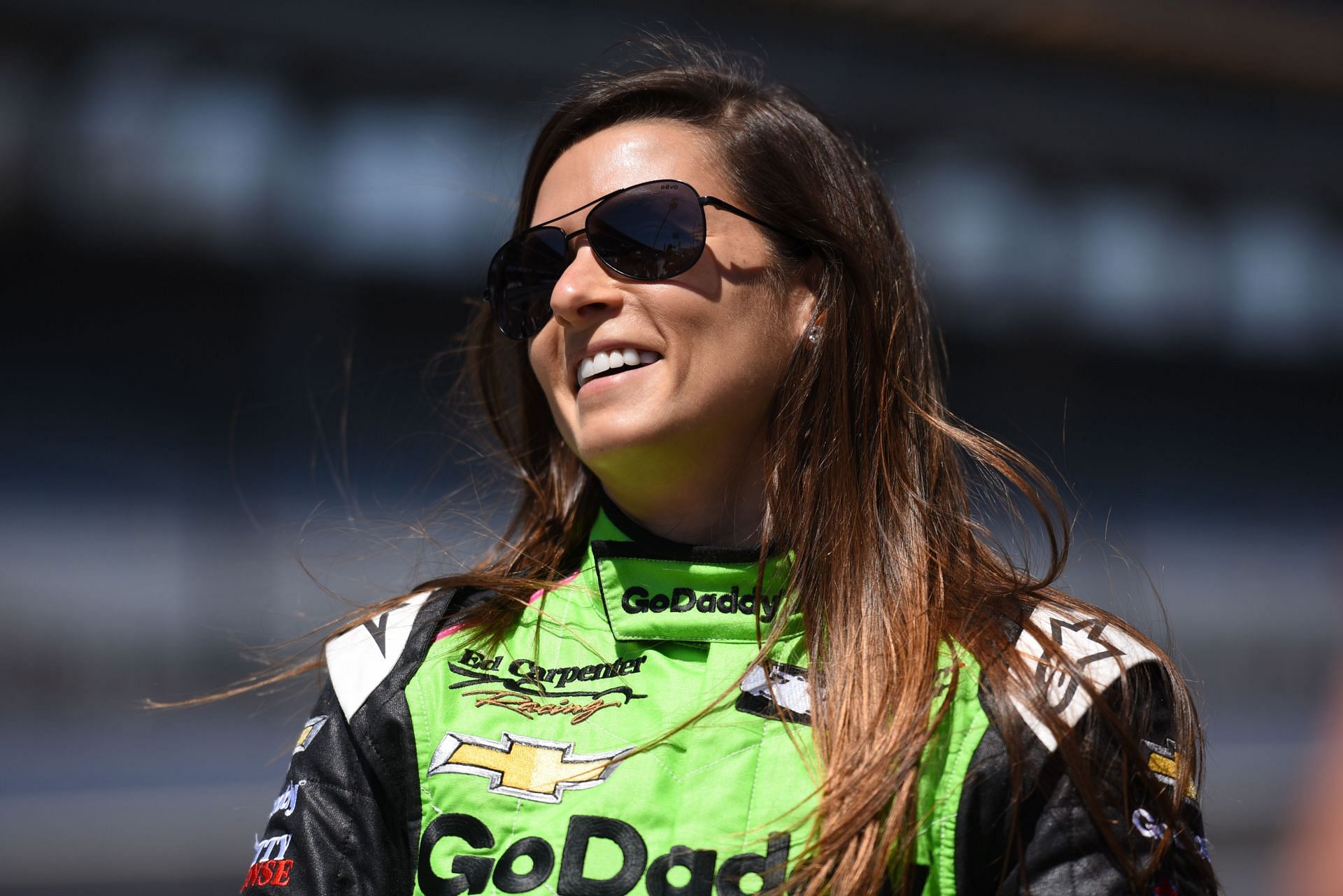 Danica Patrick at an Indianapolis 500 Test - Source: Getty