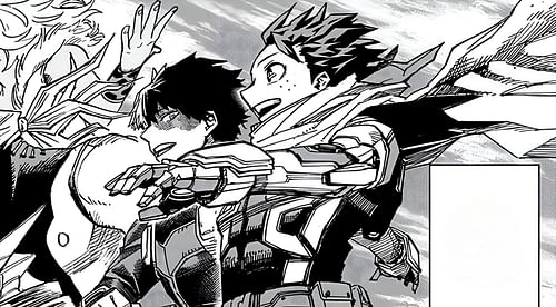 Deku as seen in the manga (Image via Shueisha)