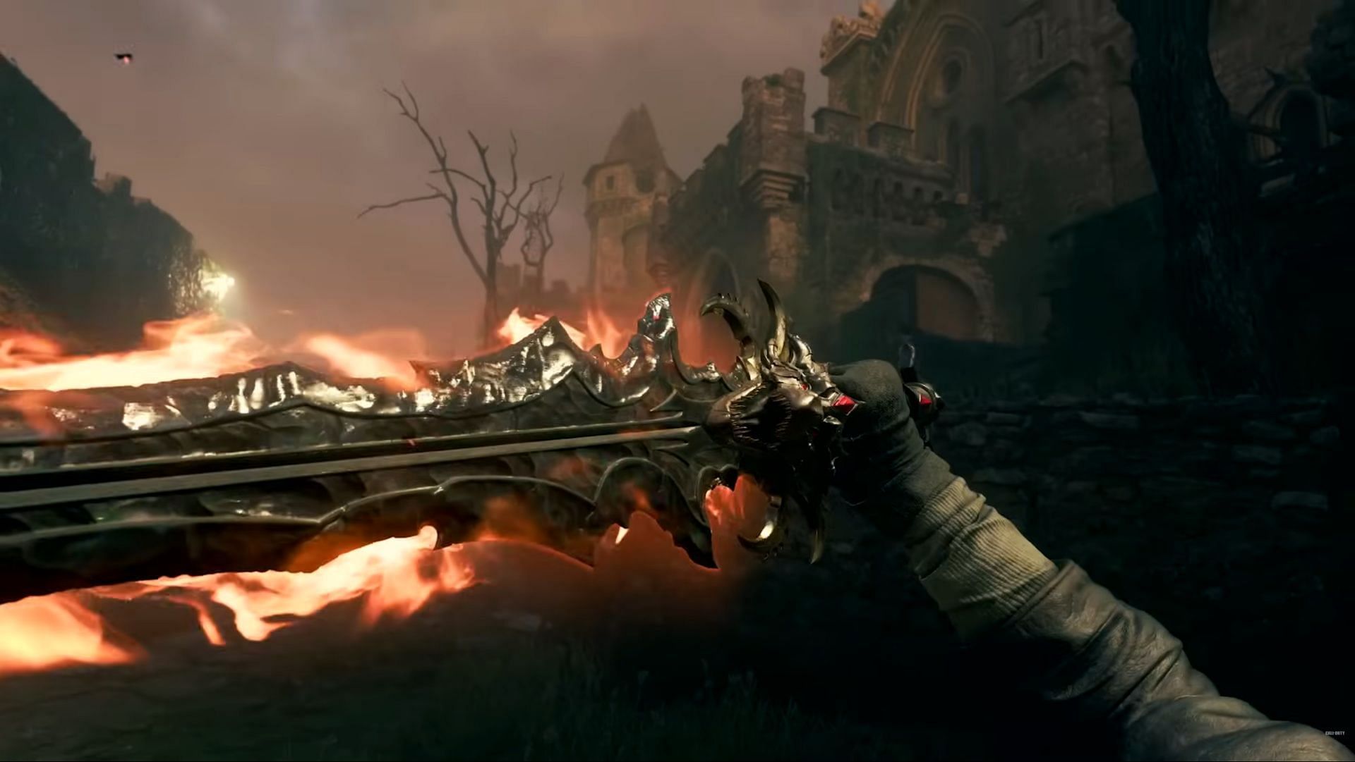 Bastard Sword of the Fire element (Image via Activision)