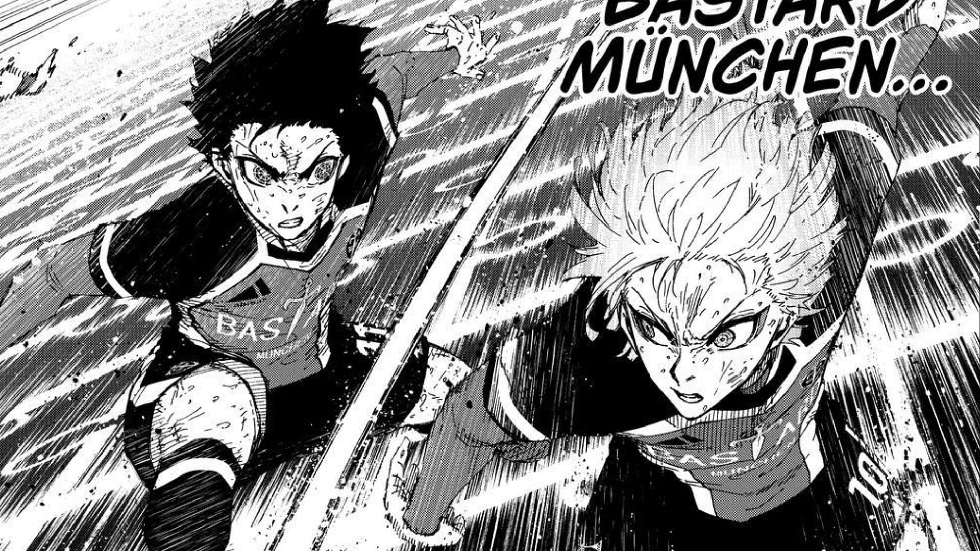 Isagi and Kaiser as seen in the manga (Image via Kodansha)