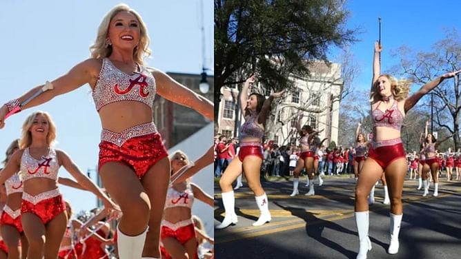 PICS: Alabama Crimsonette Chloe Holladay bids farewell with glamorous selfies while donning chic Crimson Tide fit