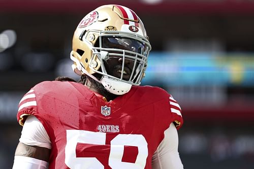 De'Vondre Campbell at San Francisco 49ers v Tampa Bay Buccaneers (Credits: Getty)