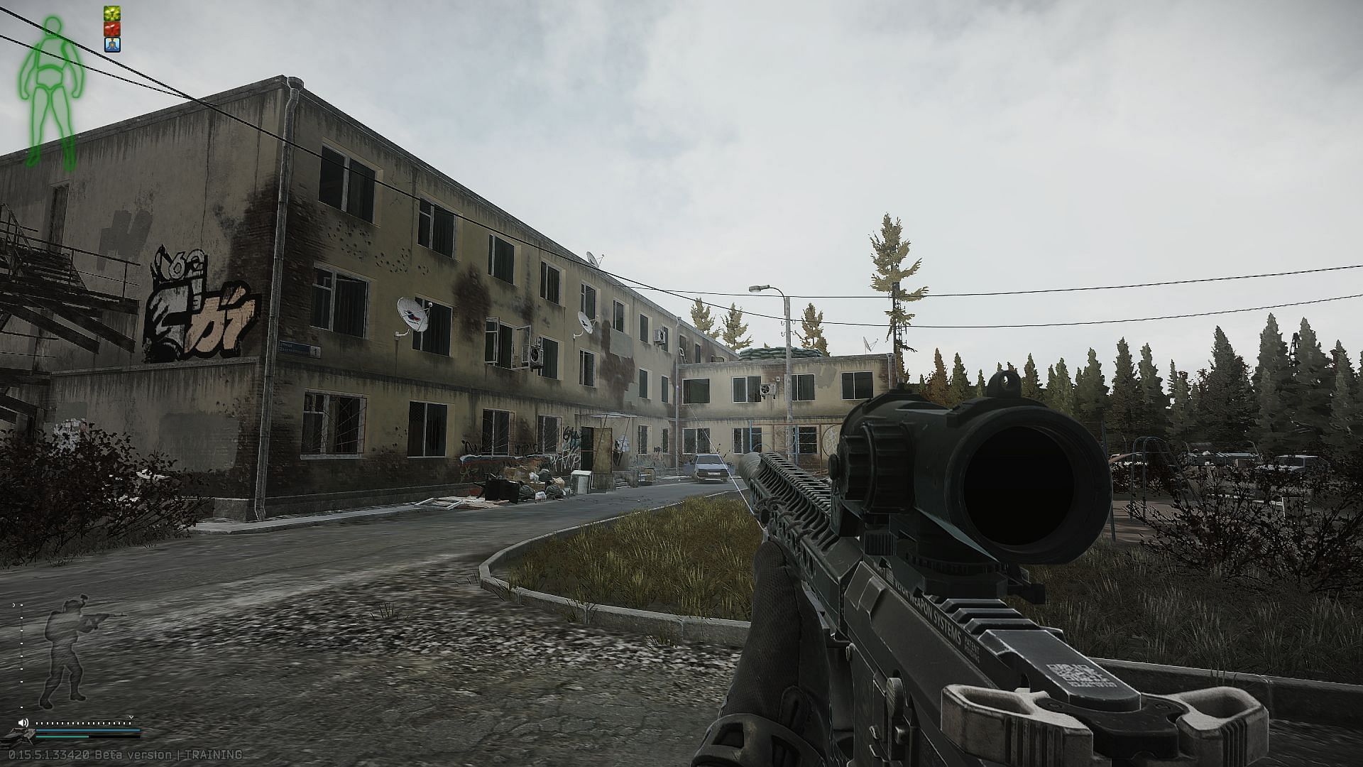 The three-story dorm on Customs (Image via HoYoverse)