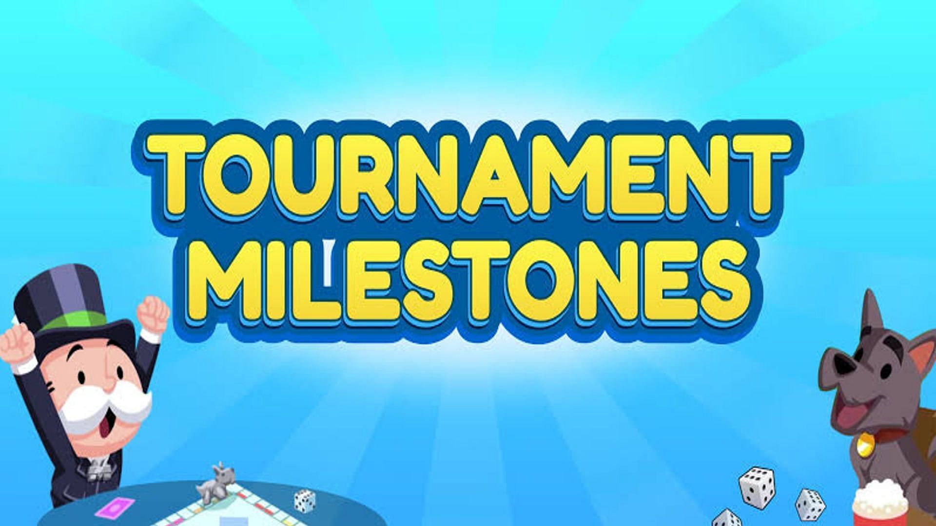 Monopoly Go Midnight Discoveries tournament milestones (Image via Scopely)