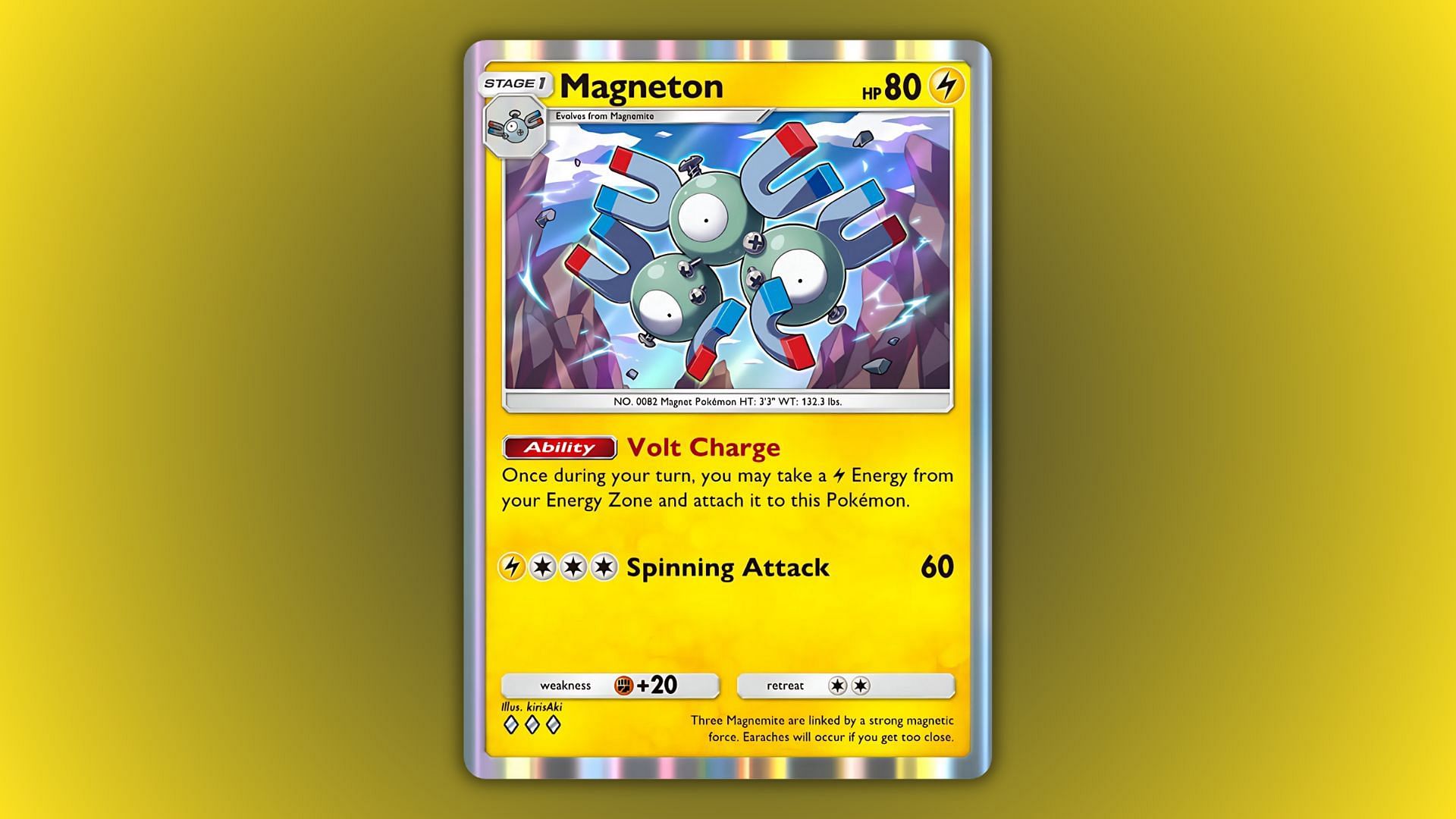 Magneton as seen in the game (Image via The Pokemon Company)