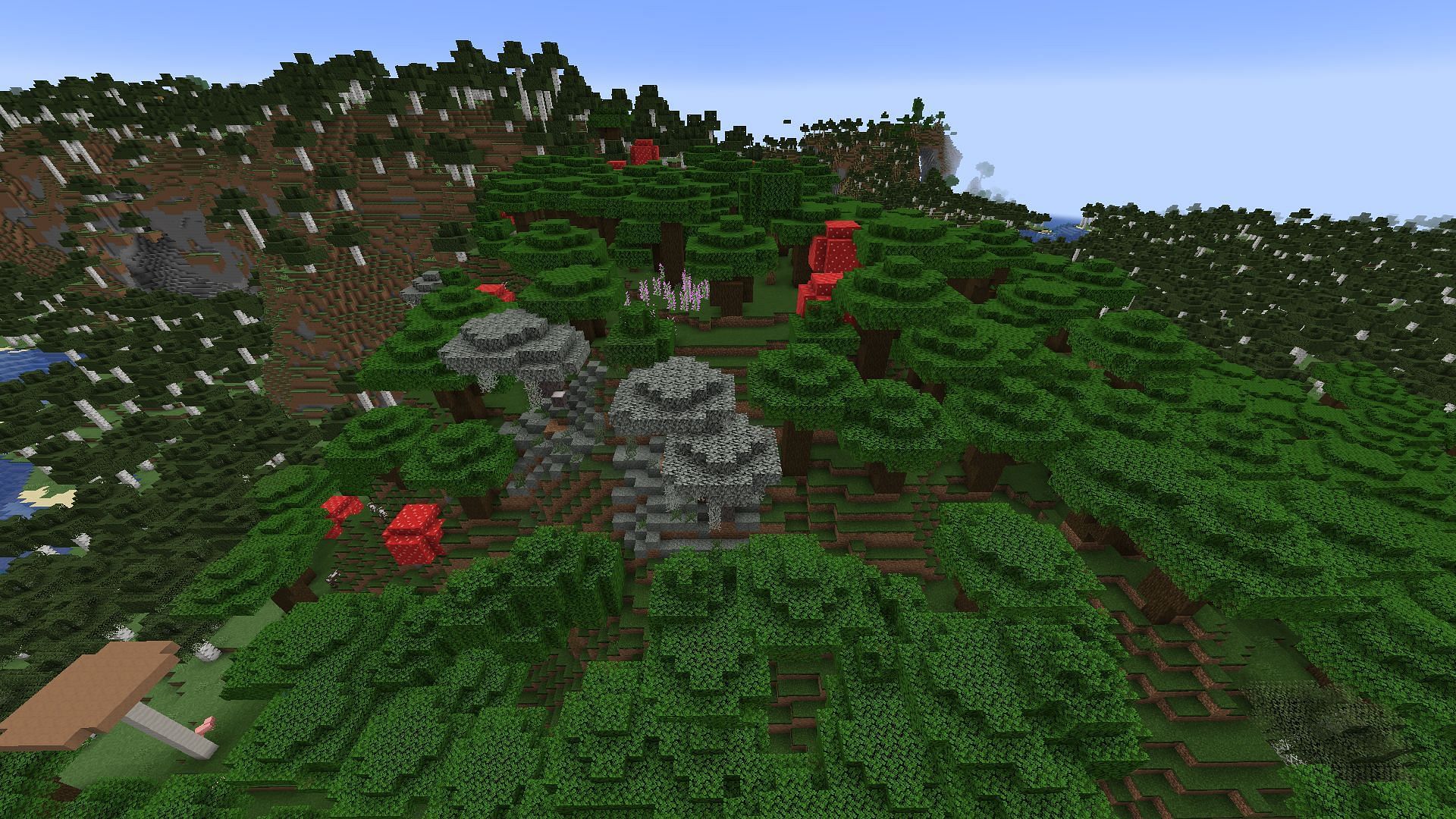 Pale Garden can be hard to find and is quite small in size (Image via Mojang Studios)