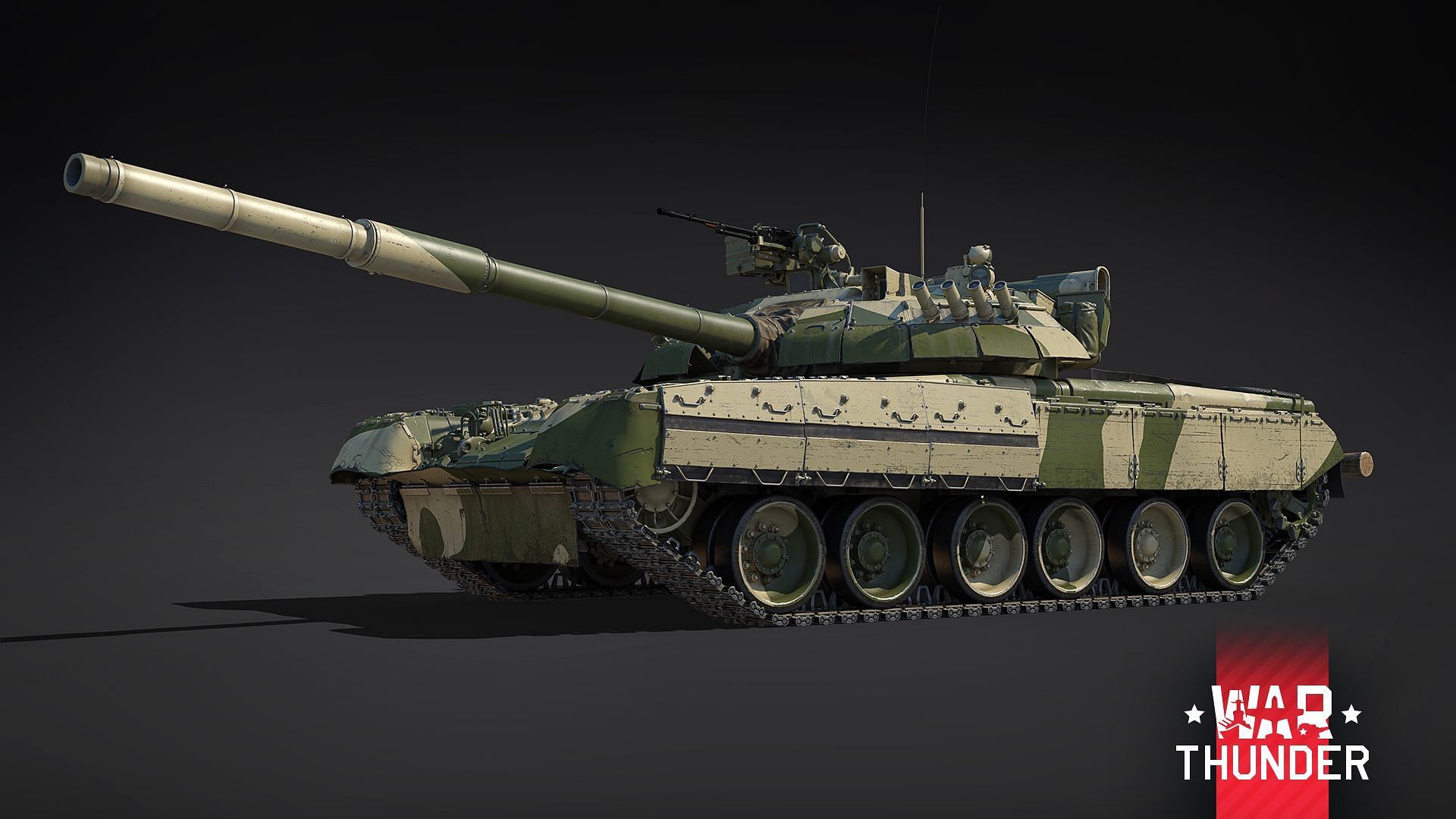 The T-80UD (478BE) is the main reward for completing ground tasks (Image via Gaijin Entertainment)