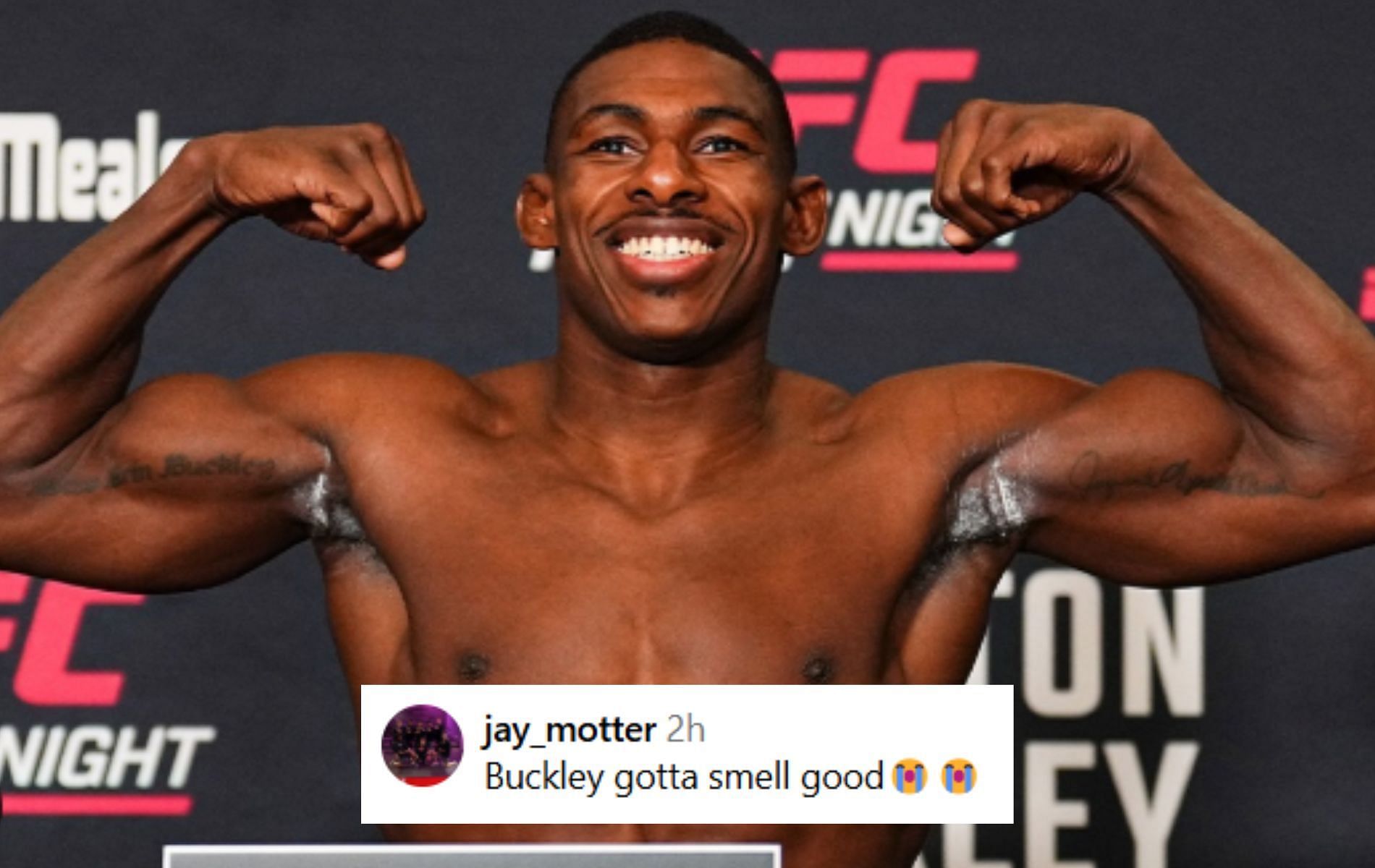 MMA fans react to the deodorant marks on Joaquin Buckley