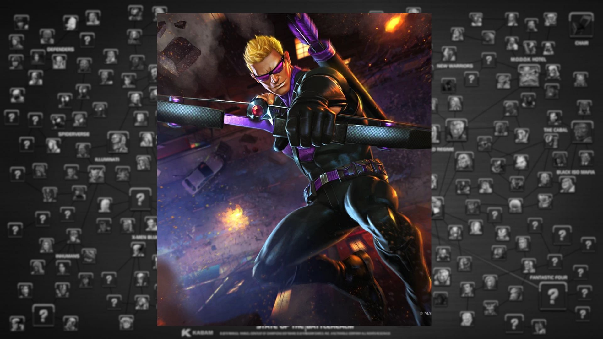 Hawkeye in MCOC (Image via Kabam Games, Inc.)