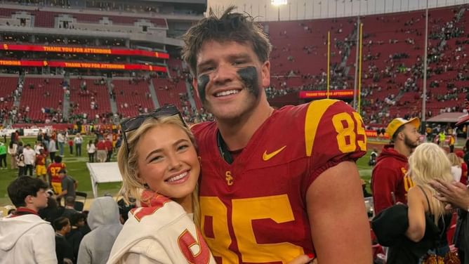 Stephen Nedoroscik’s dance partner Rylee Arnold reveals her favorite aspect of cheering for her boyfriend Walker Lyons during game day