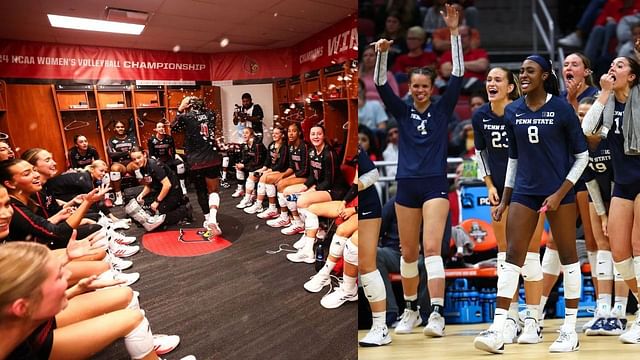 Louisville Cardinals and Penn State Nittany Lions (Image via: Both images Getty)