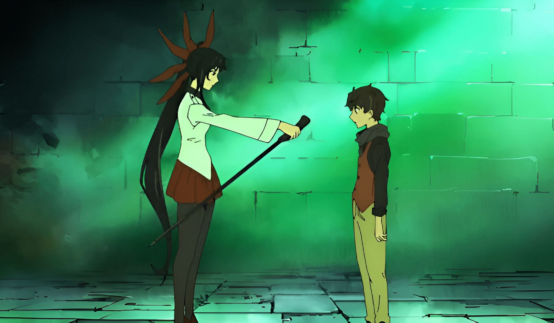 Yuri giving Bam the Black March (Image via Telecom Animation Film)