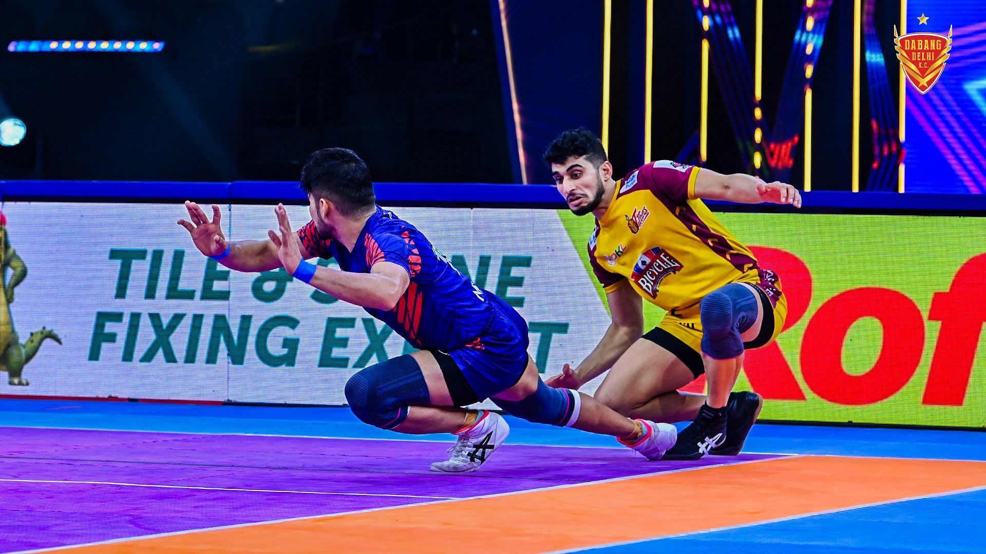 Can Telugu Titans win the match? (Image: X/Dabang Delhi KC)