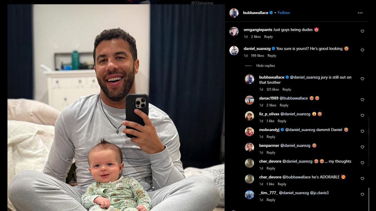 Bubba Wallace Instagram post - Source: @bubbawallace on IG