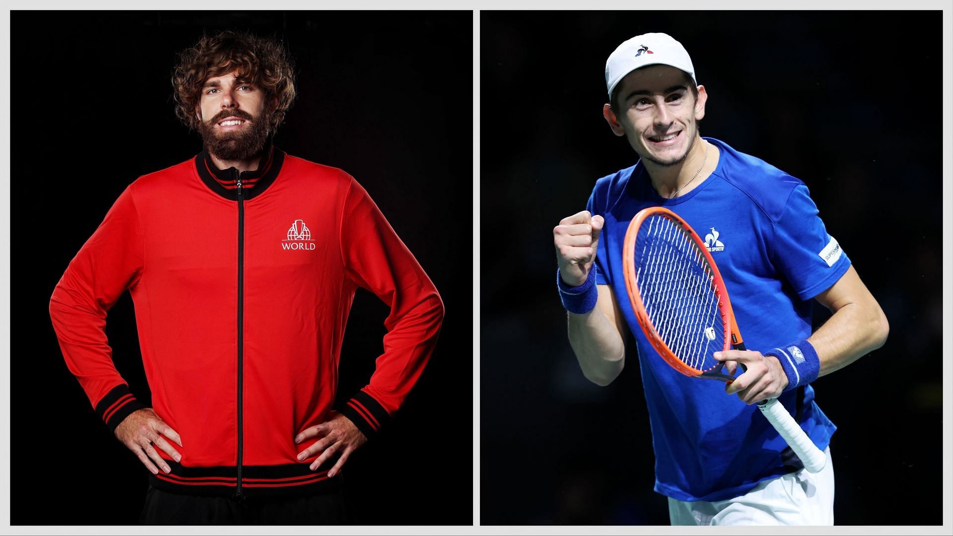 Reilly Opelka vs Matteo Arnaldi is one of the second-round matches at the Brisbane International 2025. (Photos: Getty)