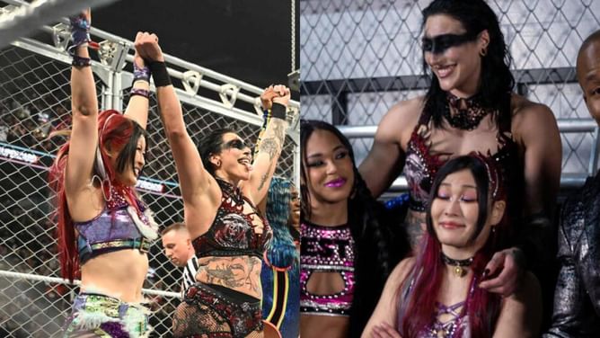 IYO SKY and Rhea Ripley seemingly mock WWE couple following major win
