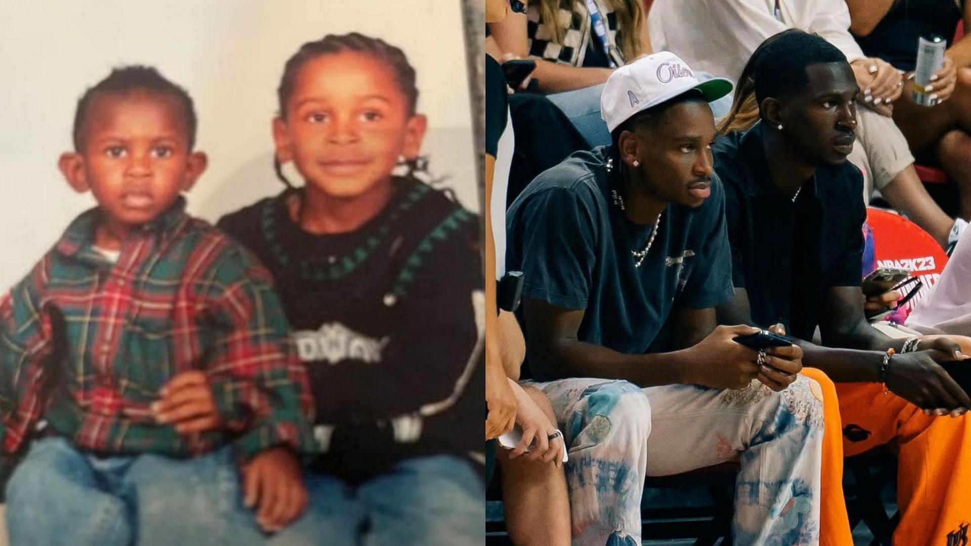 Shai Gilgeous-Alexander celebrates the birthday of his younger brother Thomasi on Instagram. [photo: @thomasi/IG, @shai/IG]