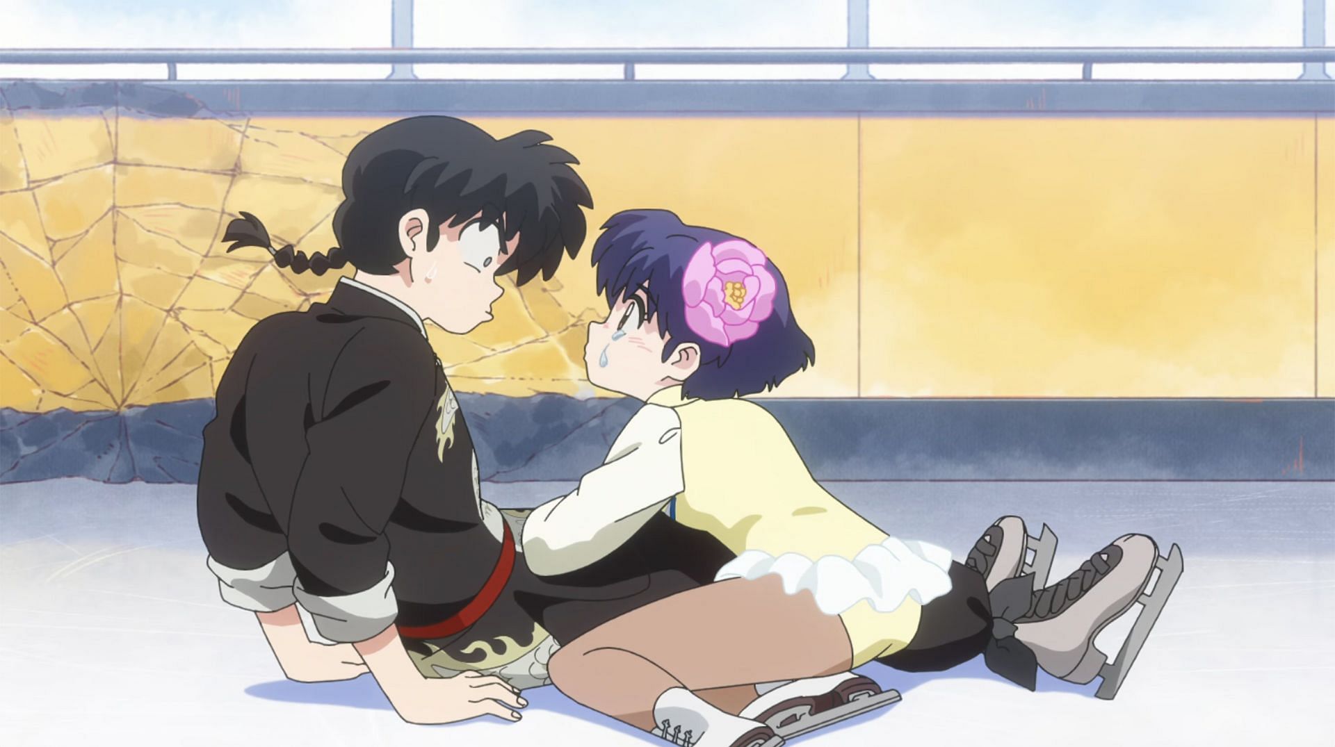 Ranma and Akane in the most recent episode (Image via MAPPA).