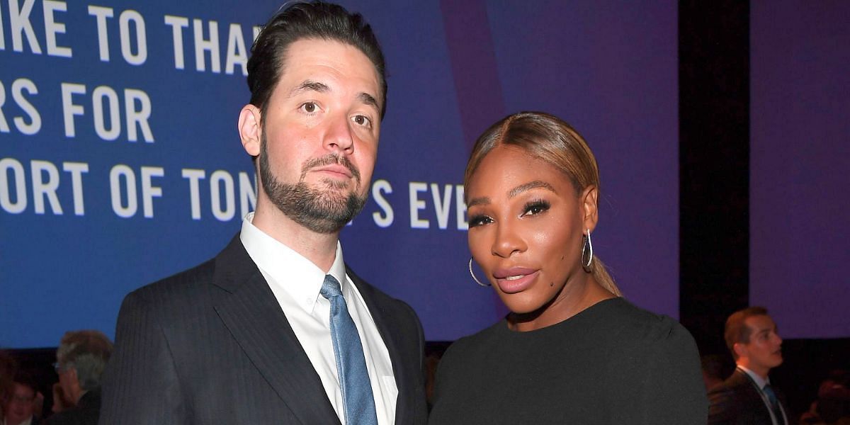 Serena Williams with her husband Alexis Ohanian [Image Source: Getty Images]