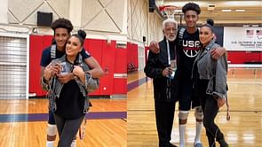 Gilbert Arenas's ex-girlfriend Laura Govan shares long-awaited reaction to son Alijah Arenas's reclassification to 2025 Draft Class