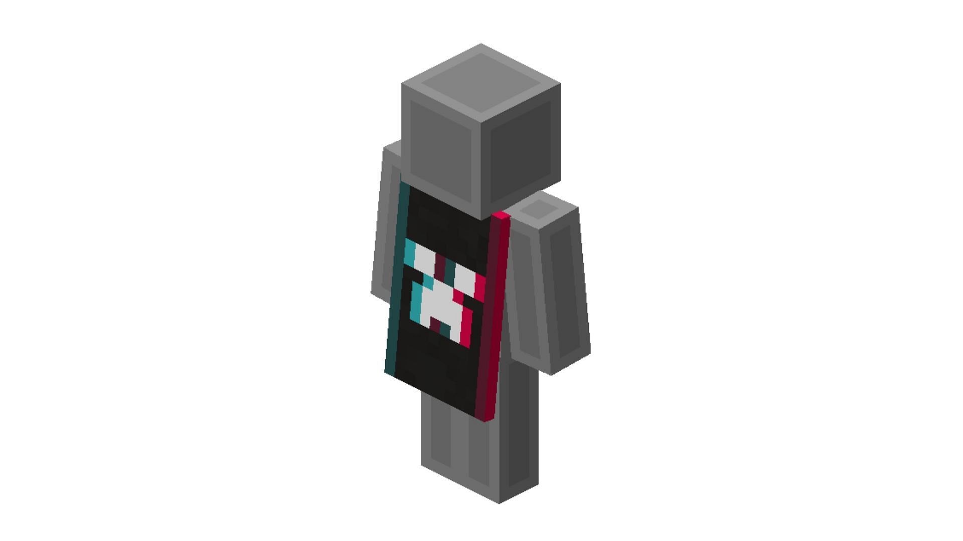 Follower&#039;s cape was made in collaboration with TikTok (Image via Minecraft Wiki)