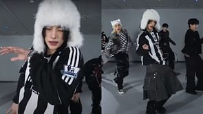 "So cool": Fans react to Stray Kids’ Hyunjin’s skirt look for the group's recent Walkin on Water dance practice video