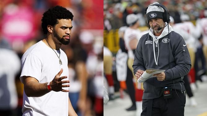 Kyle Shanhan raves about Caleb Williams amid rumors around 49ers HC's trade to Bears - "Born to play the position"