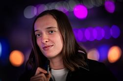 Iga Swiatek shares happy Christmas selfie as she strolls the streets of Poland