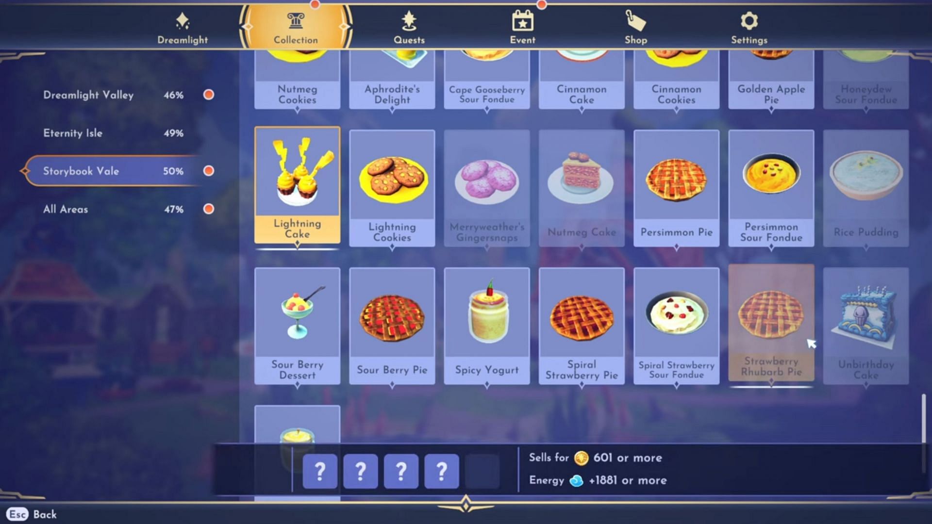 This dish can restore 1881 energy or can sell for 601 Star Coins (Image via Gameloft, YouTube/Quick Tips)